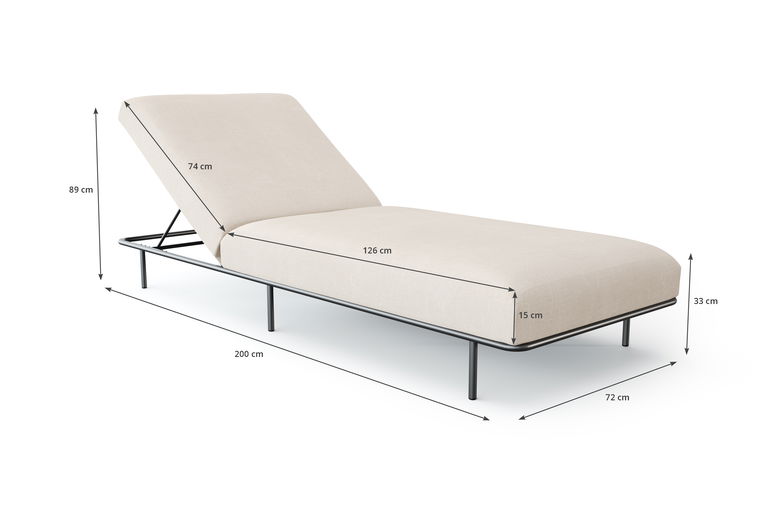 Pagoda tumbona Compact
