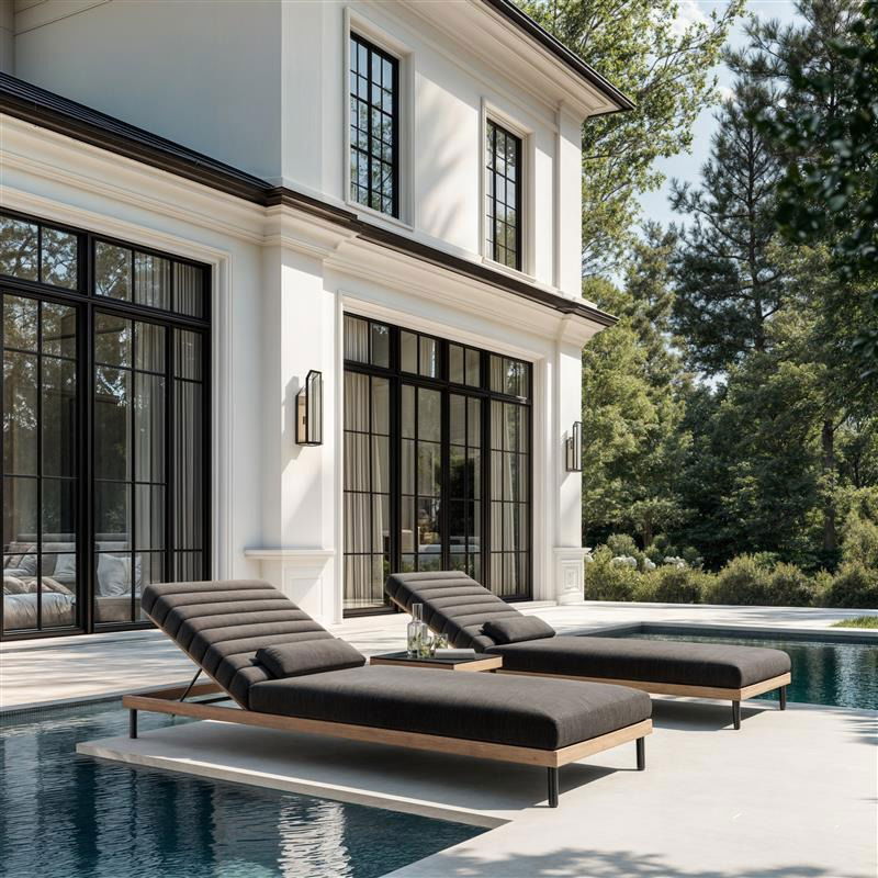 Luma Sun Lounger (Obsidian)