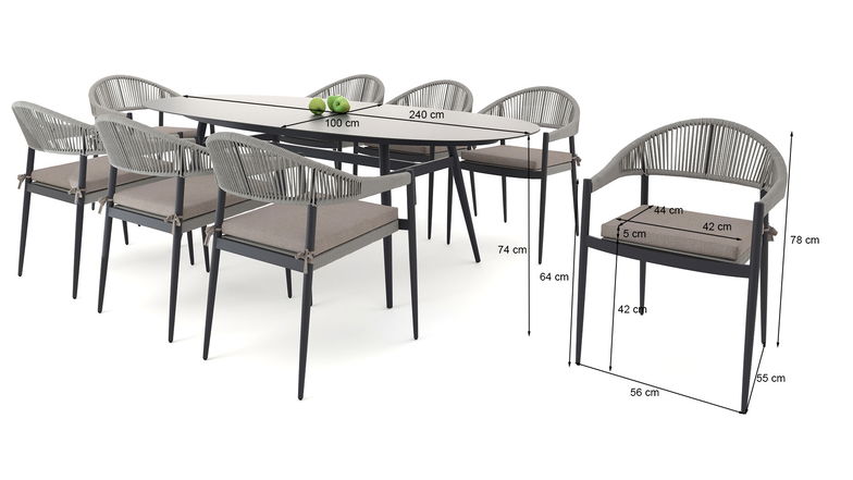 Curv Dining 8