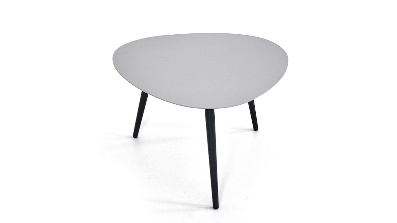 Mesa auxiliar Kidney 65 cm (gris)