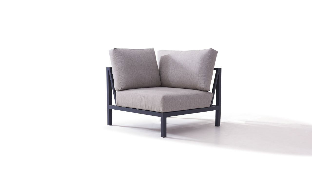 Plaza Elemento esquinero central 90 cm - antracita