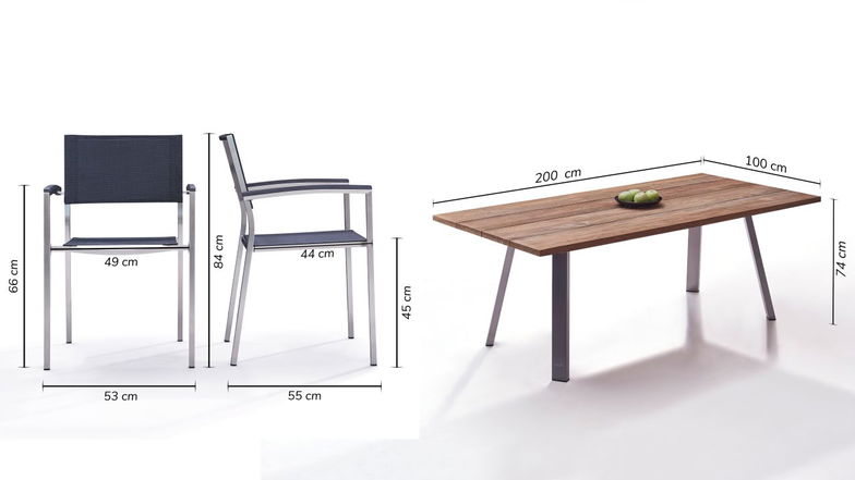 Alicante Dining 6 (antracita)
