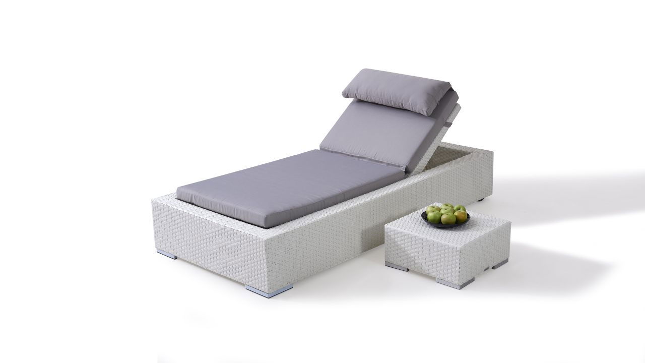 Smoop Sun Lounger (weiß)