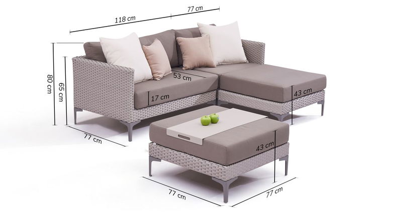Slim Mesa salón Mini derecha