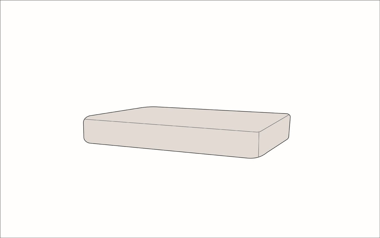 Silva Cojín para asiento 108x73 cm