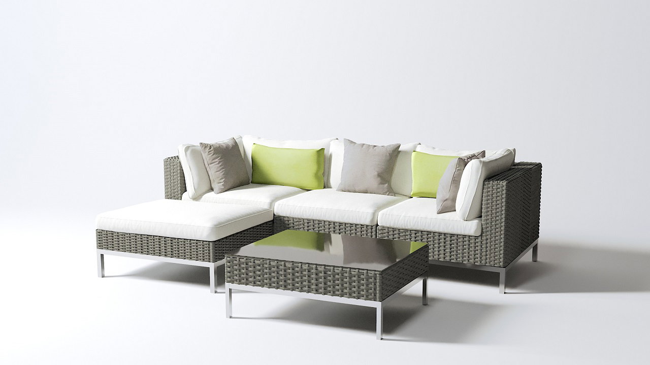 Cojines para asiento y respaldo Nizza