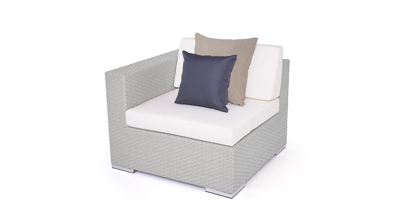 Elemento esquinero Cube 90 cm (gris)