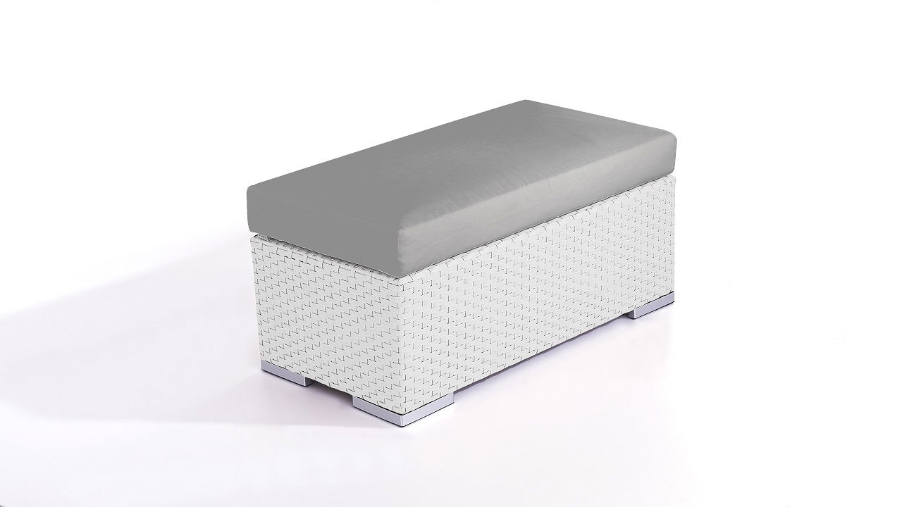 Cubo Reposapiés 45 cm (blanco)