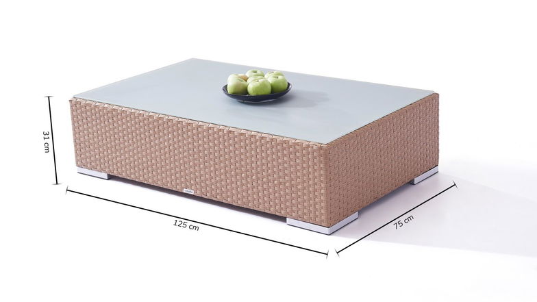 Mesa Cube 125 cm (gris)